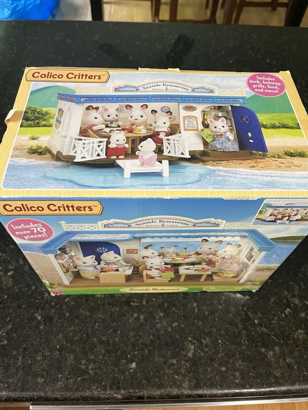 Calico Critters Seaside Restaurant NEW In Box!